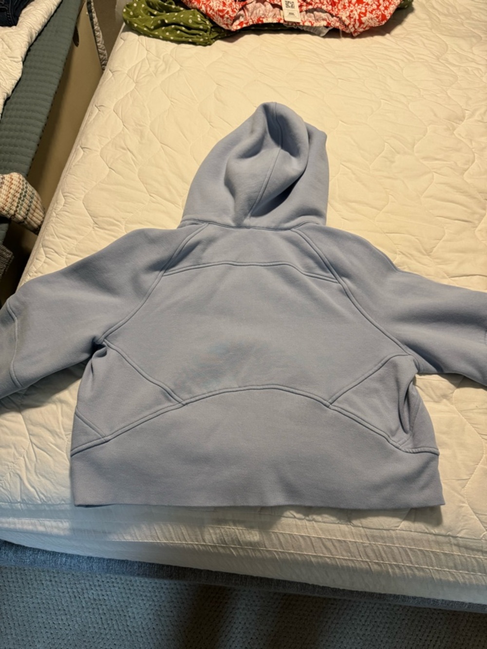 Lululemon Light Blue Scuba Oversized Full Zip Hoodie - Picture 4 of 4